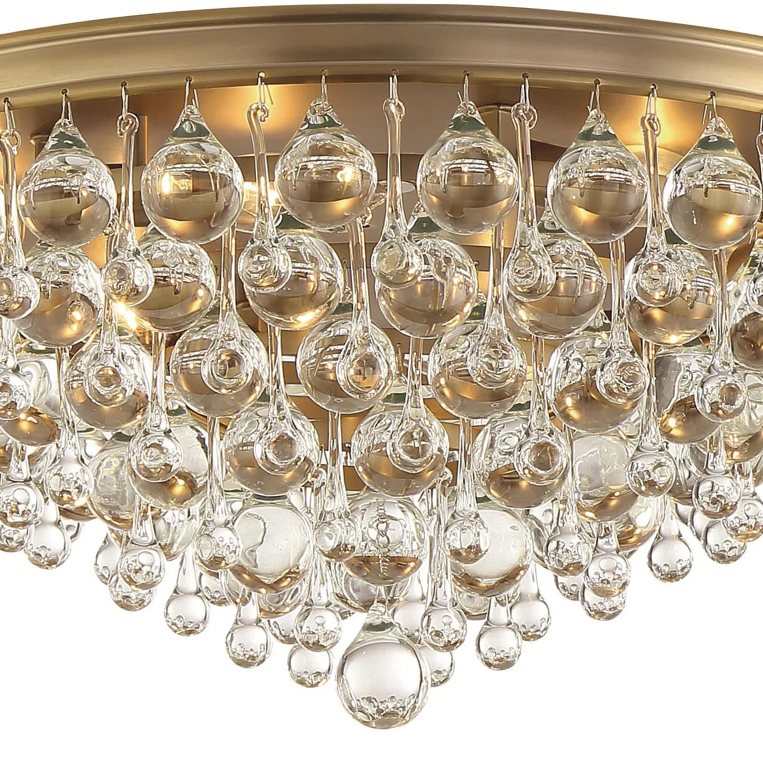 Calypso 20 Inch 6-Light Crystal Flush Mount