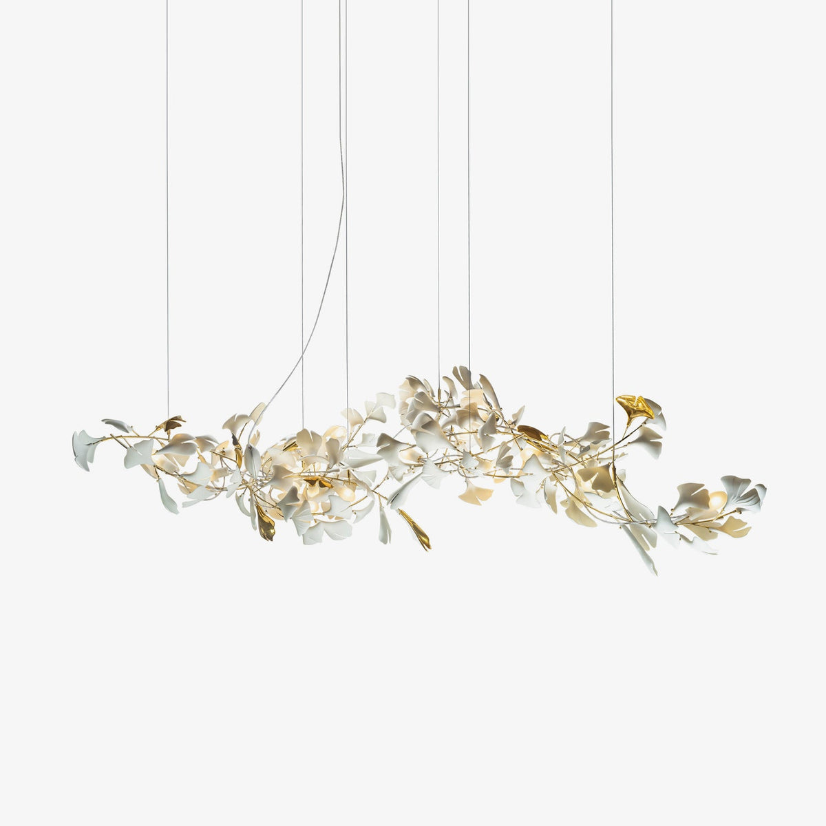 Gingko Leaves Chandelier 196.8"