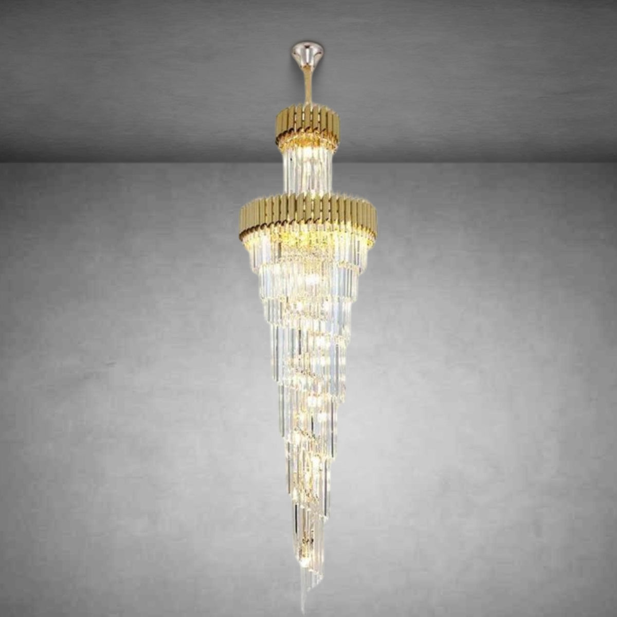 Cyrus Multiple Tier Crystal Chandelier