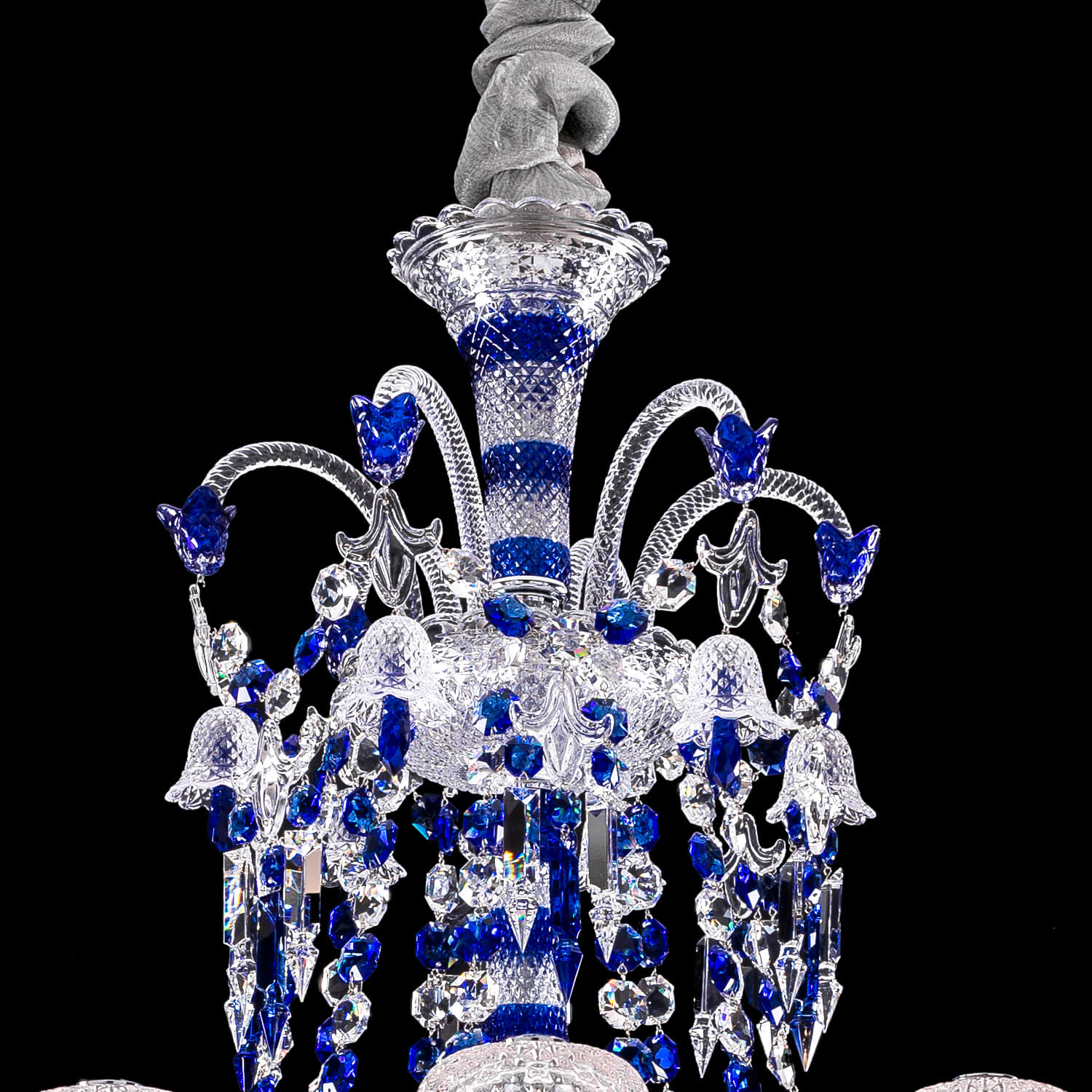 Arcadian Zenith Faunacrystopolis Blue Crystal Chandelier
