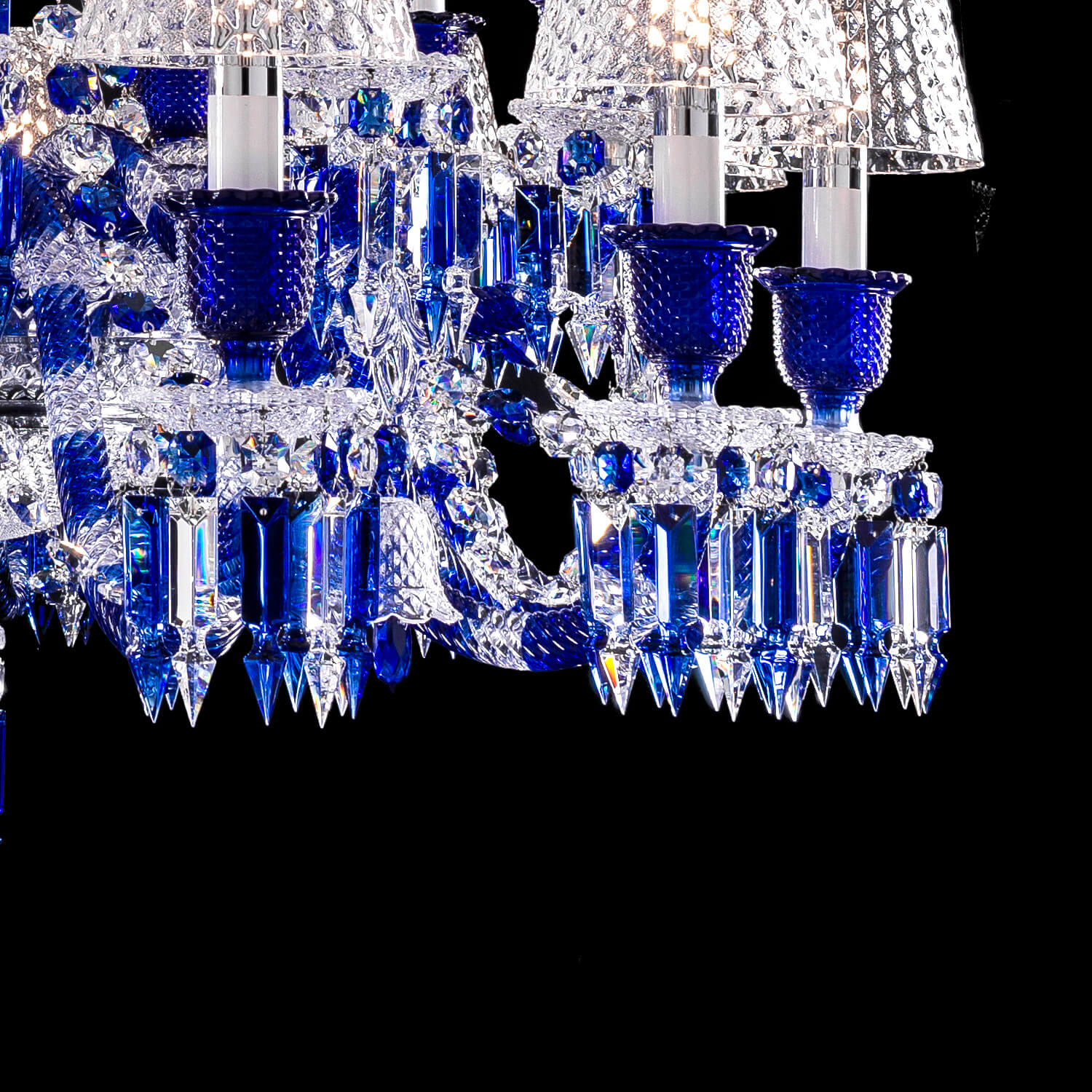 Arcadian Zenith Faunacrystopolis Blue Crystal Chandelier