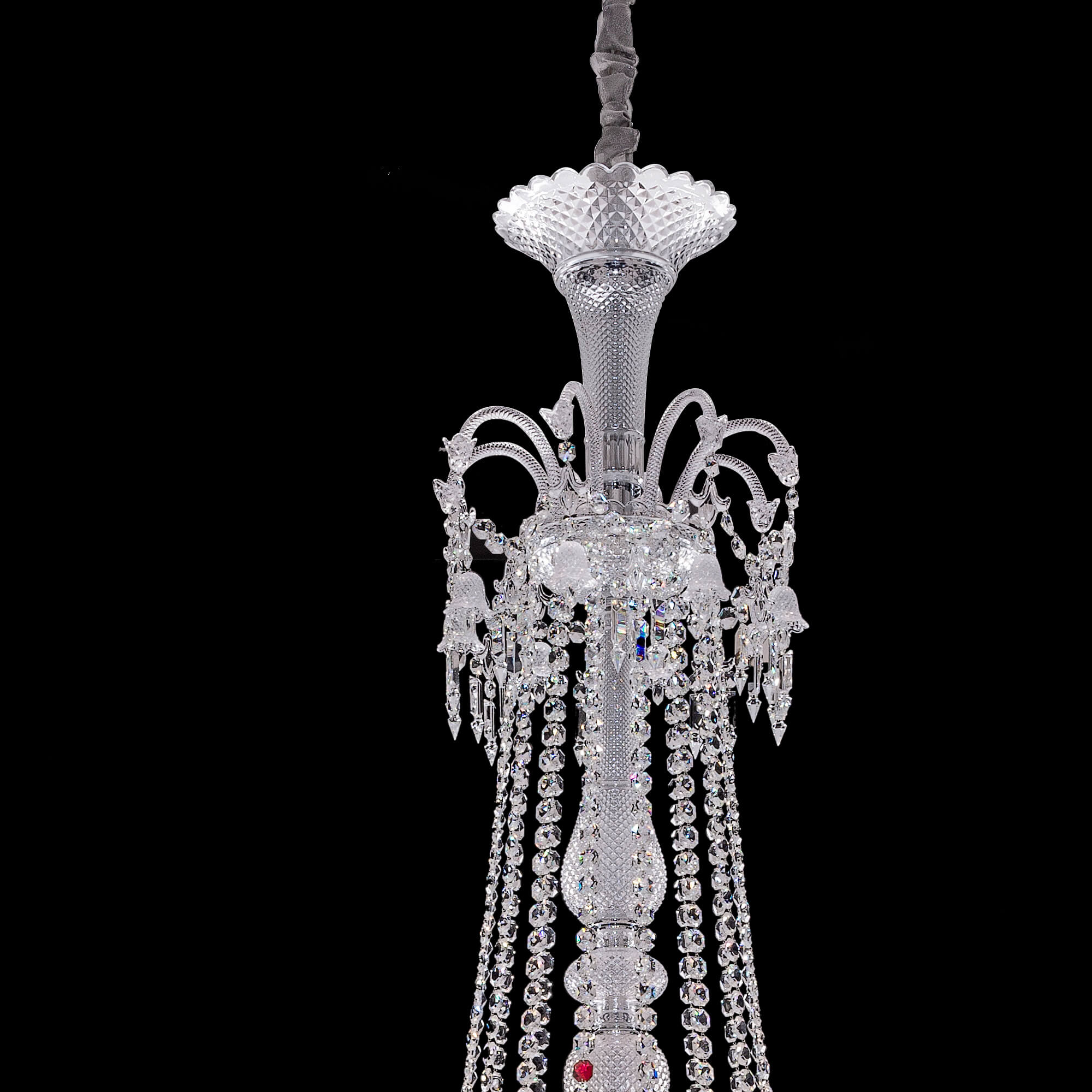 Arcadian Large Entrance Crystal Chandelier