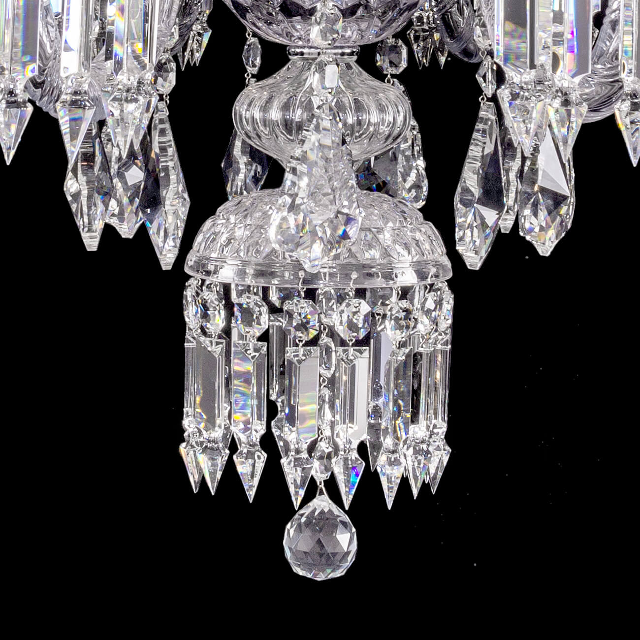 Arcadian Crystal Cups Chandelier For Living Room