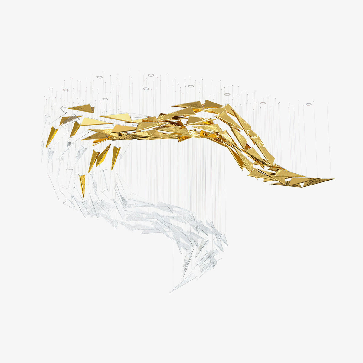 Breeze Chandelier 39.4" 78.7"