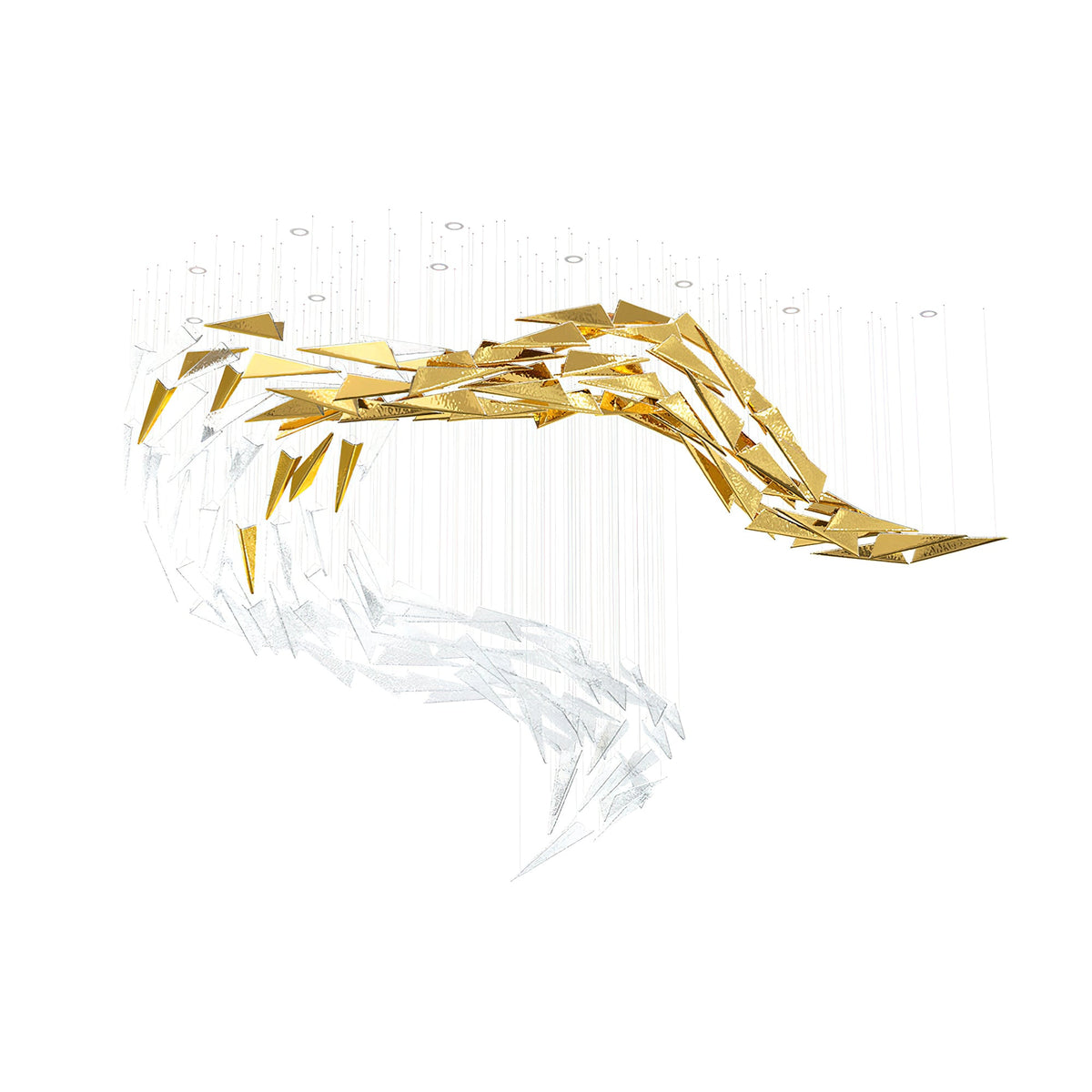 Breeze Chandelier 39.4" 78.7"