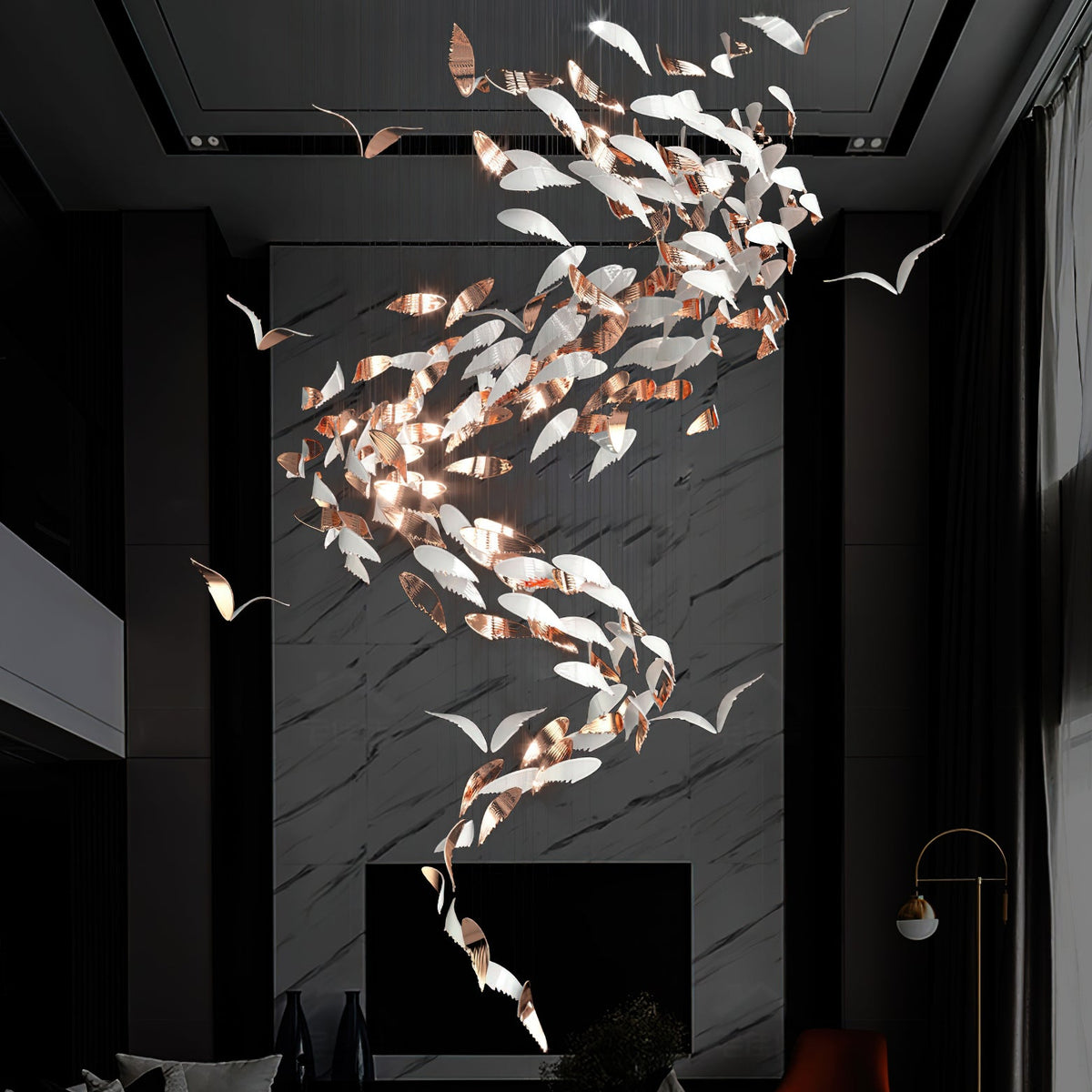 Bennett Chandelier 23.6" 39.4"