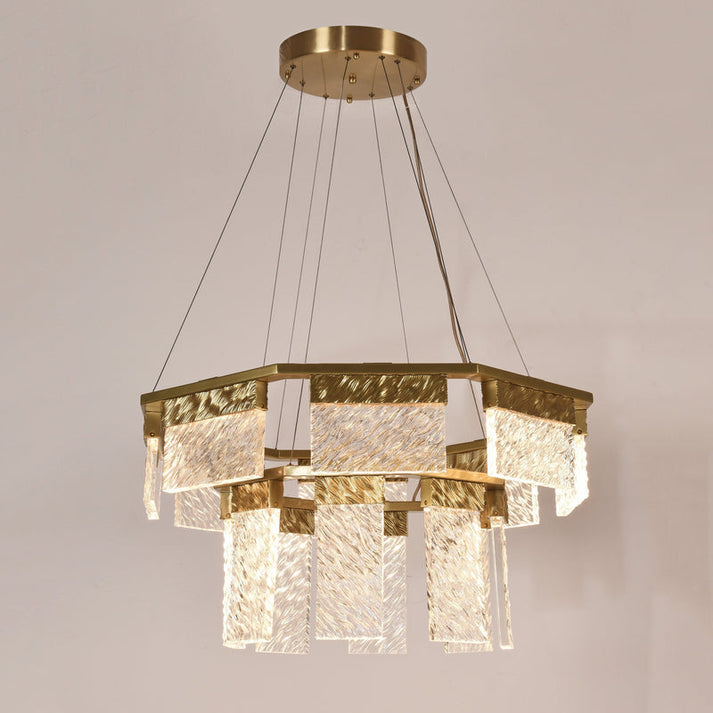 Haloire 2-Tier Round Down-light LED Chandelier