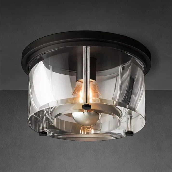 Saviler Glass Round Flushmount 10''12''14''