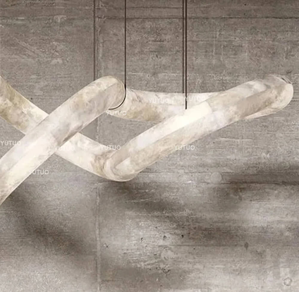 Joshua Luxury Indoor Designer Symmetrical Alabaster Chandelier