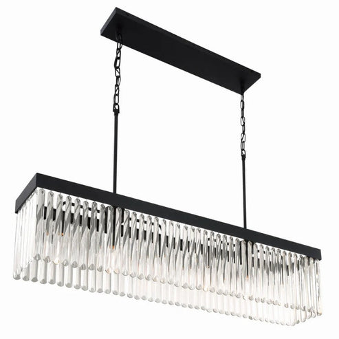 Emony 6 Light Rectangular Chandelier