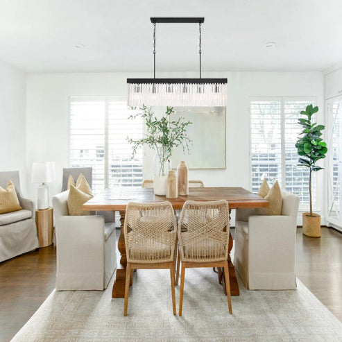 Emony 6 Light Rectangular Chandelier