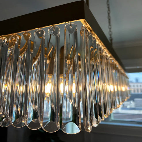 Emony 6 Light Rectangular Chandelier