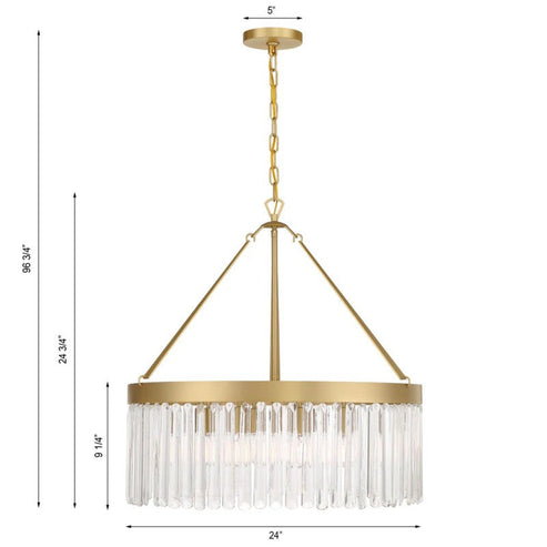 Emony 8 Light Chandelier