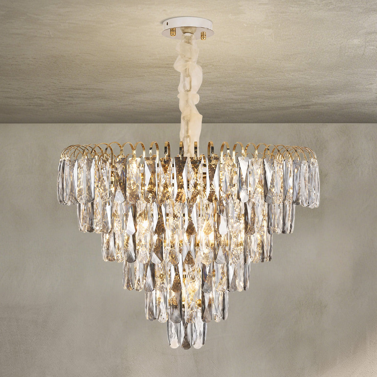 Eterea Crystal Rectangular Chandelier