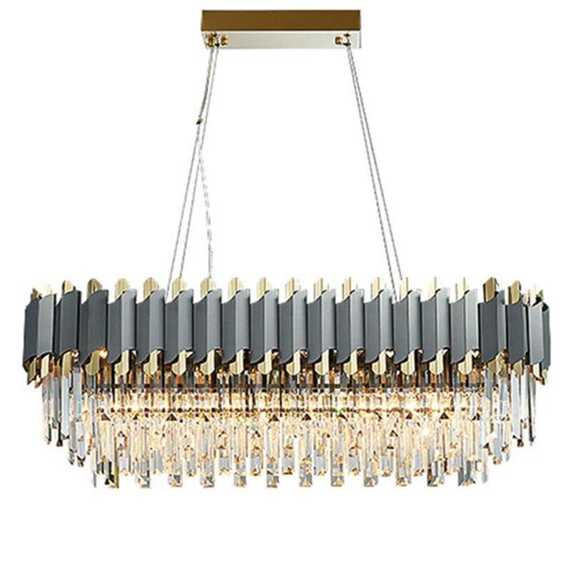 Flavian Rectangular Crystal Chandelier