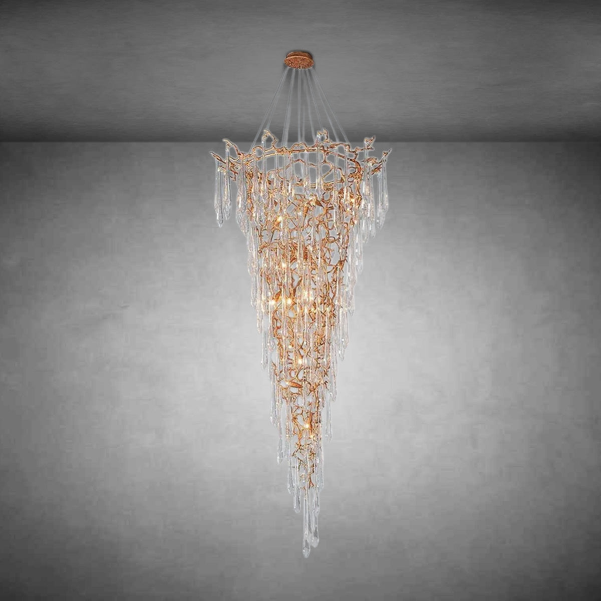 Flavian Branch Crystal Chandelier