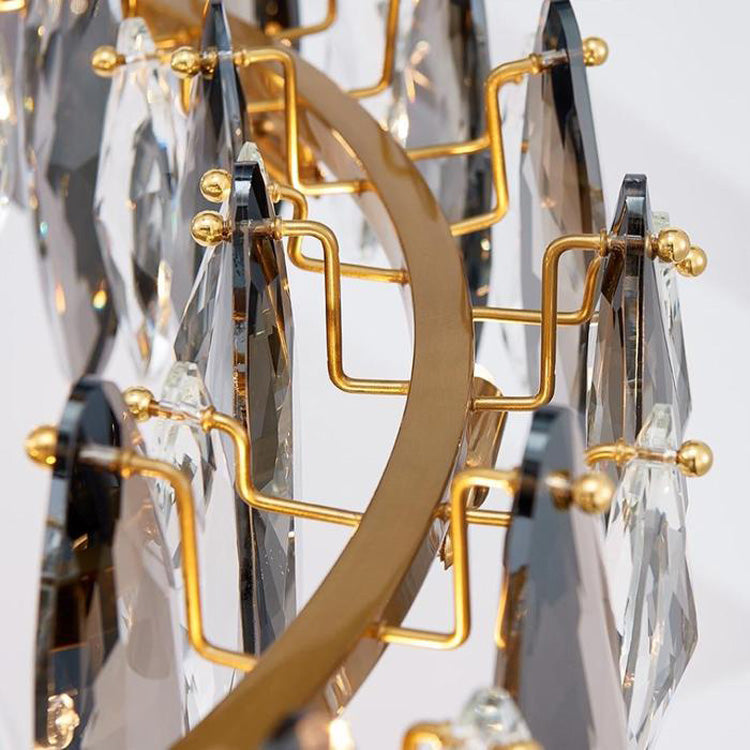 Flor Crystal Round Chandelier