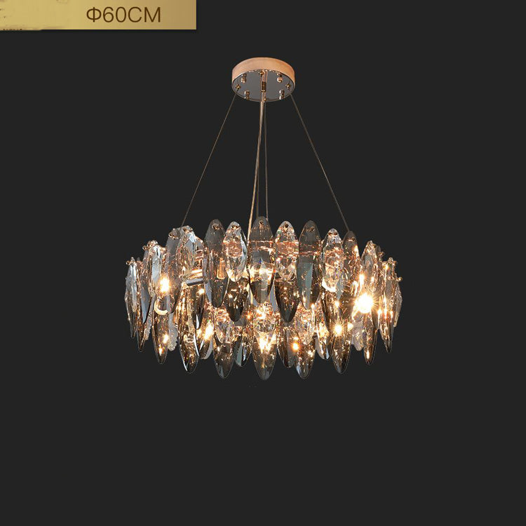 Flor Crystal Round Chandelier