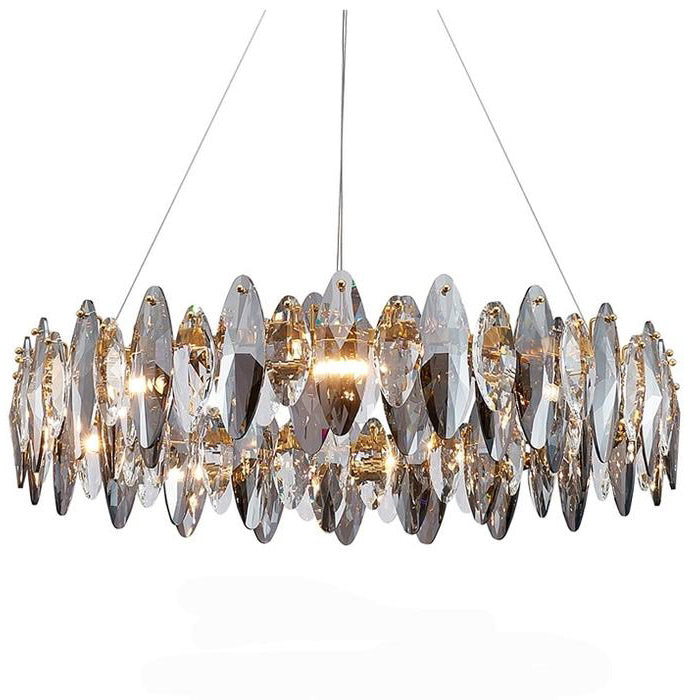 Flor Crystal Round Chandelier
