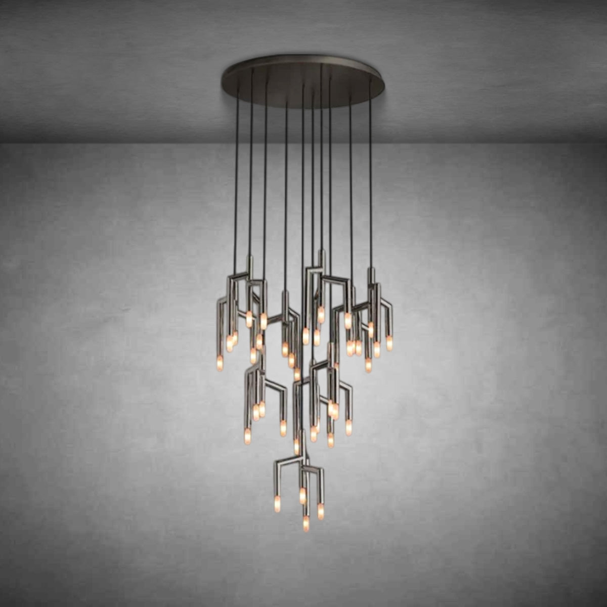 Flora 10 Light Cirular Chandelier