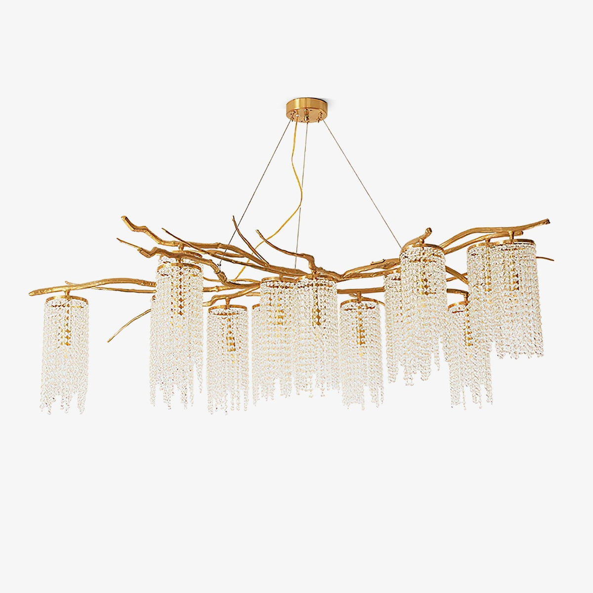 Forest Dawn Brass Chandelier - Vakkerlight