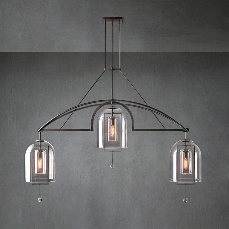 HA Fulcrum Round Chandelier 73" 3-Lights