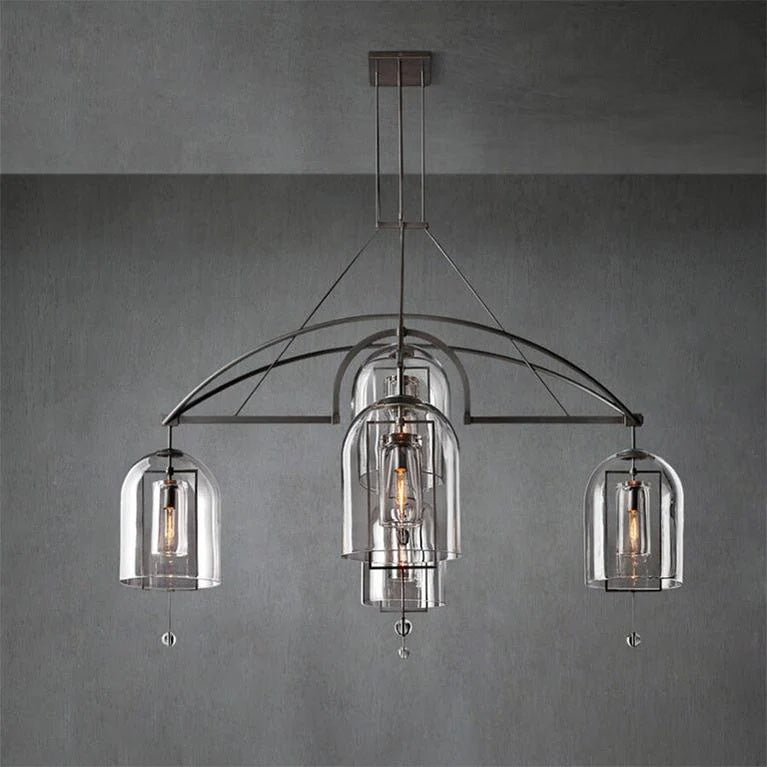 HA Fulcrum Round Chandelier 73" 5-Lights