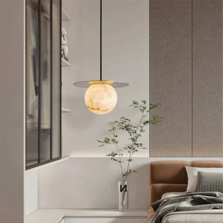 Alabaster Bedside Pendant