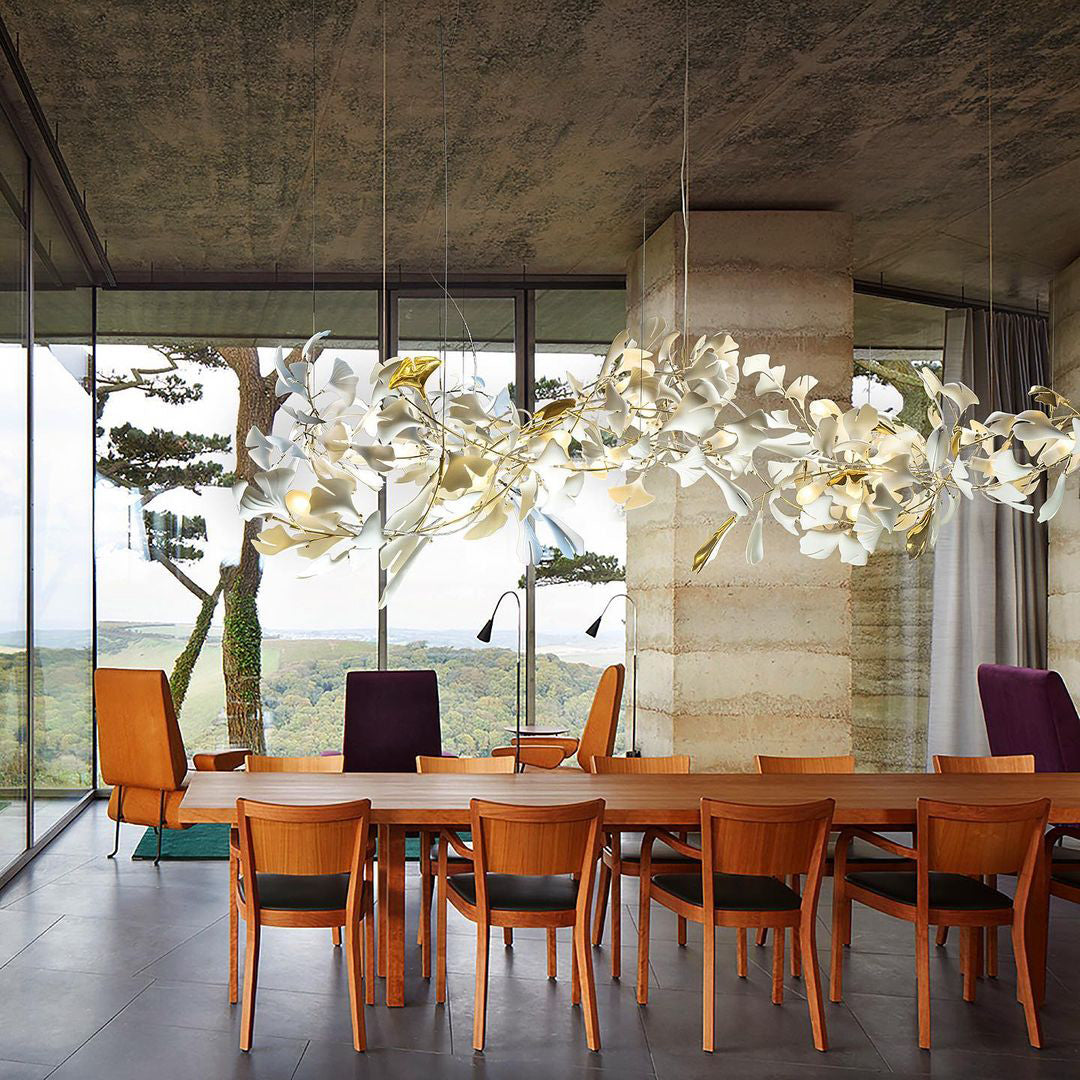 Gingko Leaves Chandelier 196.8"