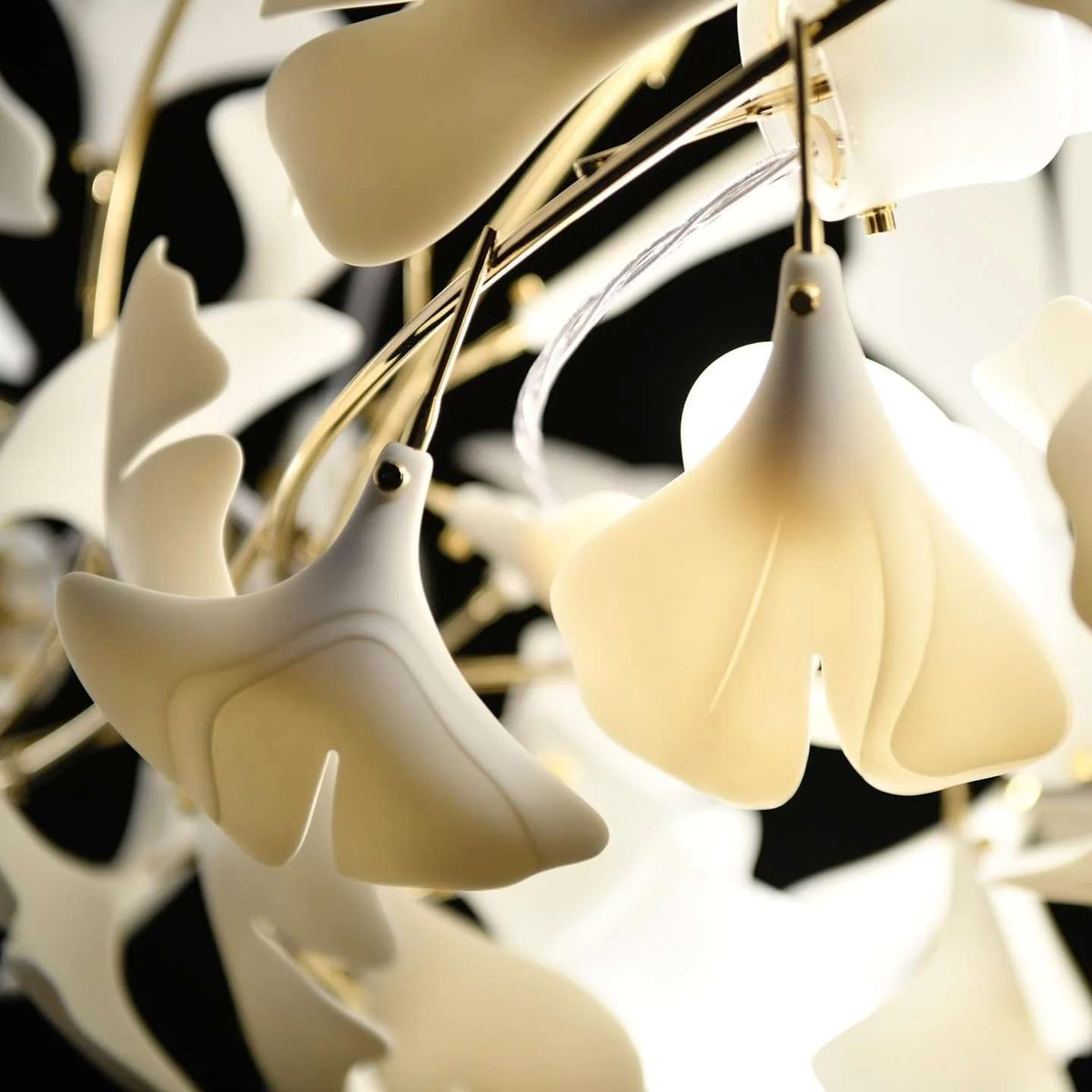 Gingko Leaves Chandelier 196.8"