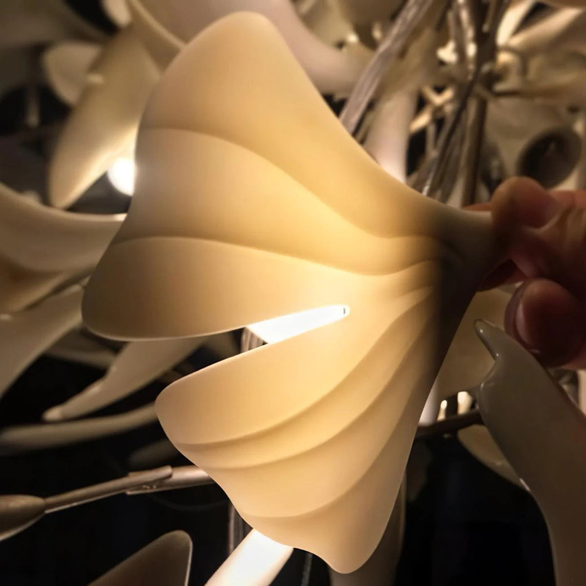 Gingko Leaves Chandelier 196.8"