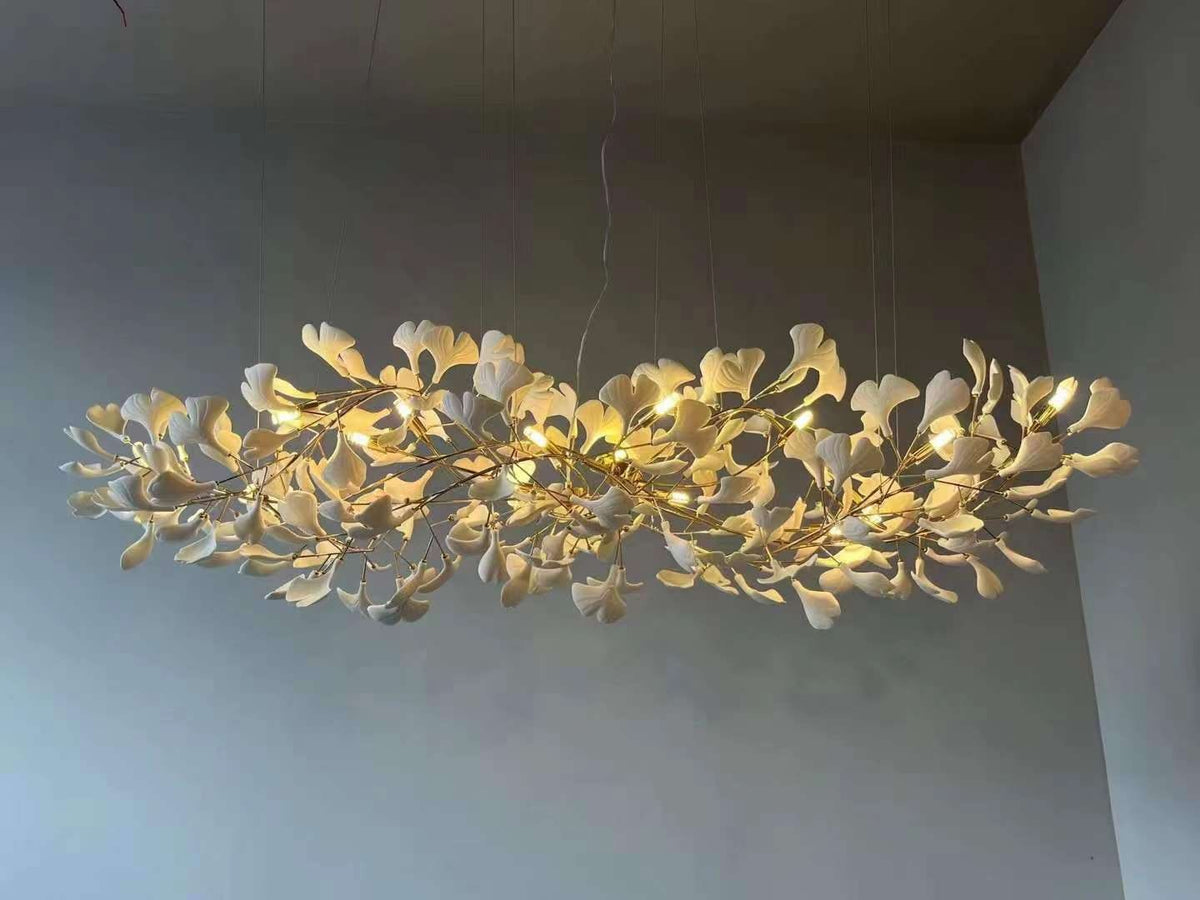 Gingko Leaves Chandelier 196.8"