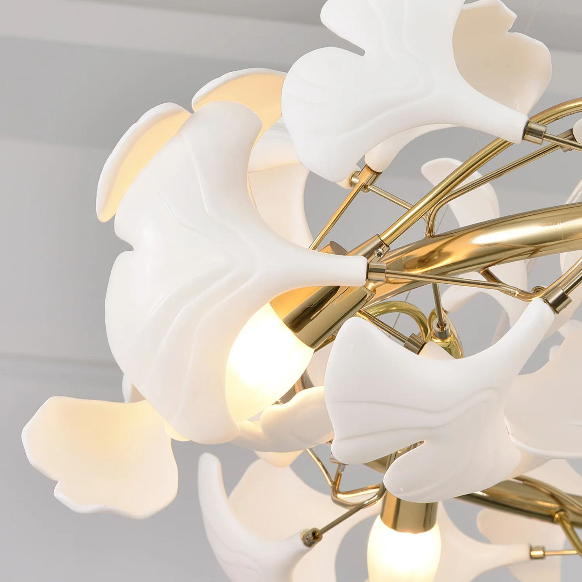 Gingko Leaves Chandelier 196.8"