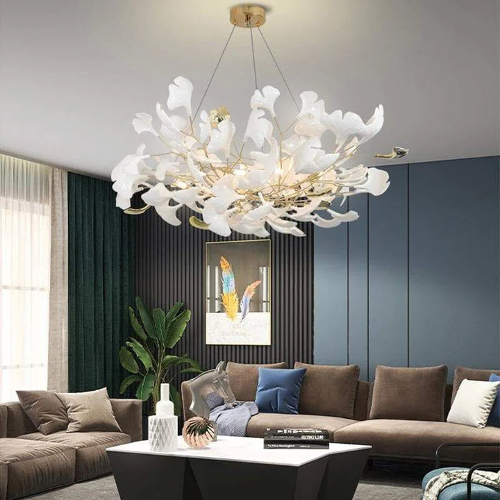 Gliss Ginkgo Petal Chandelier