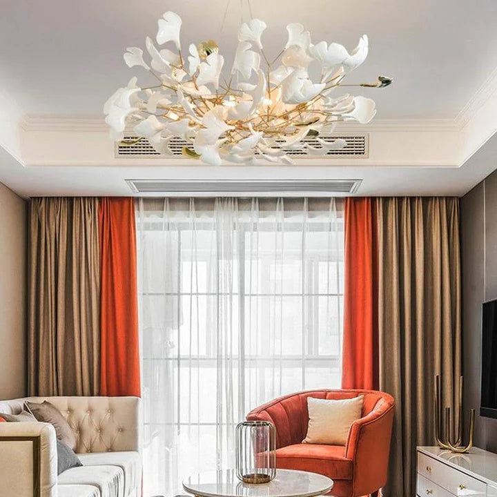 Gliss Ginkgo Petal Chandelier