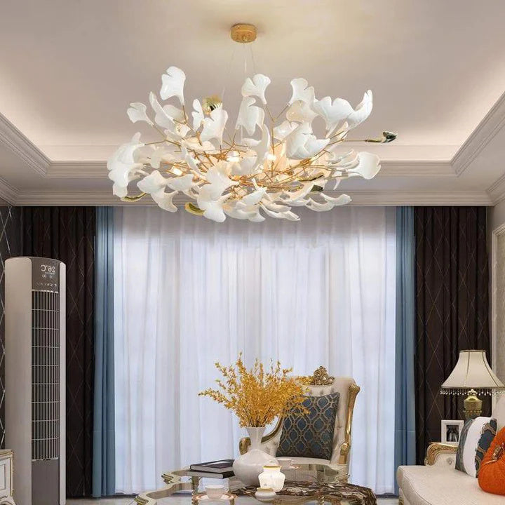 Gliss Ginkgo Petal Chandelier