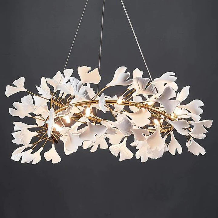 Gliss Ginkgo Round Chandelier
