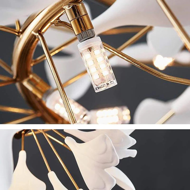 Gliss Ginkgo Round Chandelier