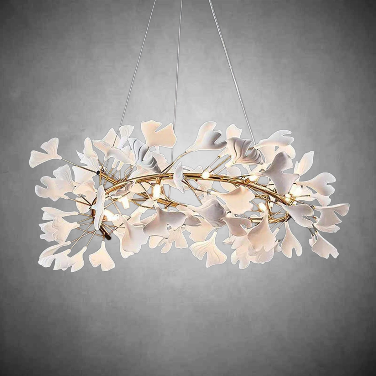 Gliss Ginkgo Round Chandelier