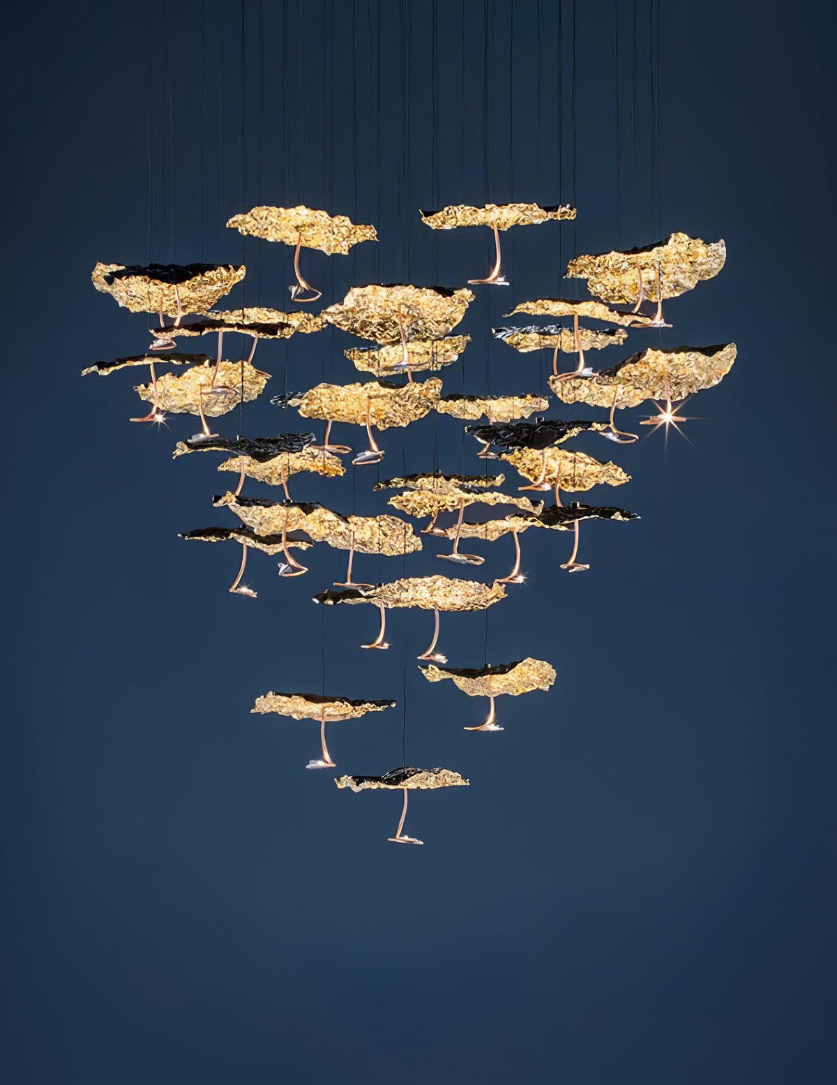 Brass Aviary Constellation Chandelier 20.5" 23.6" 31.5"