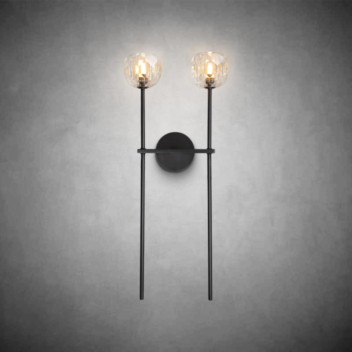 HA Bola De Crystal Ball Grand Double Wall Sconce