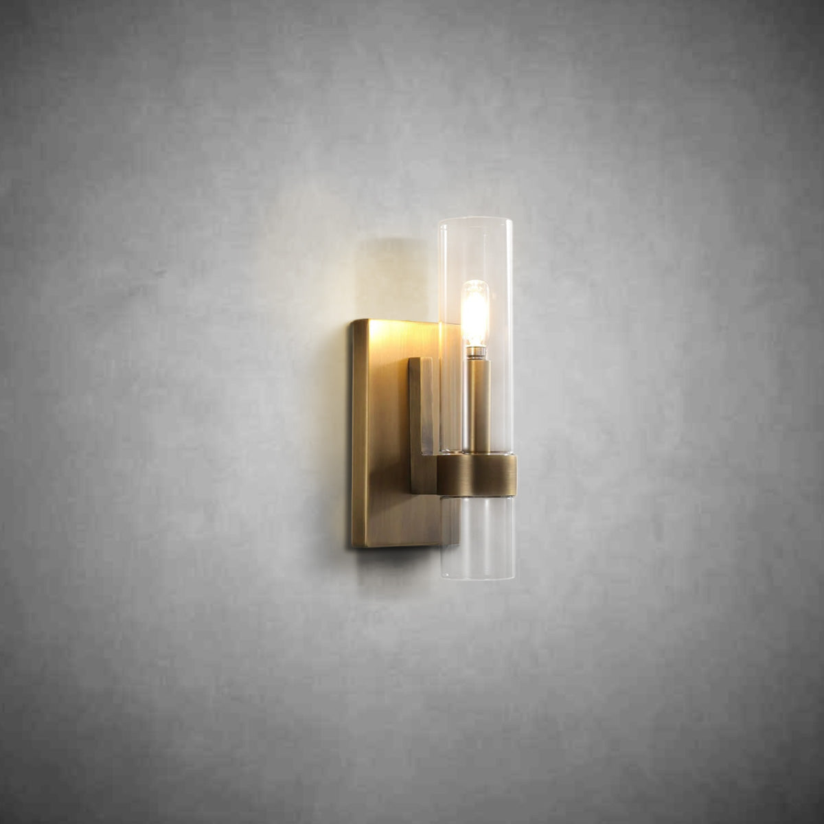 HA Rebecca Glass Wall Sconce 12"H