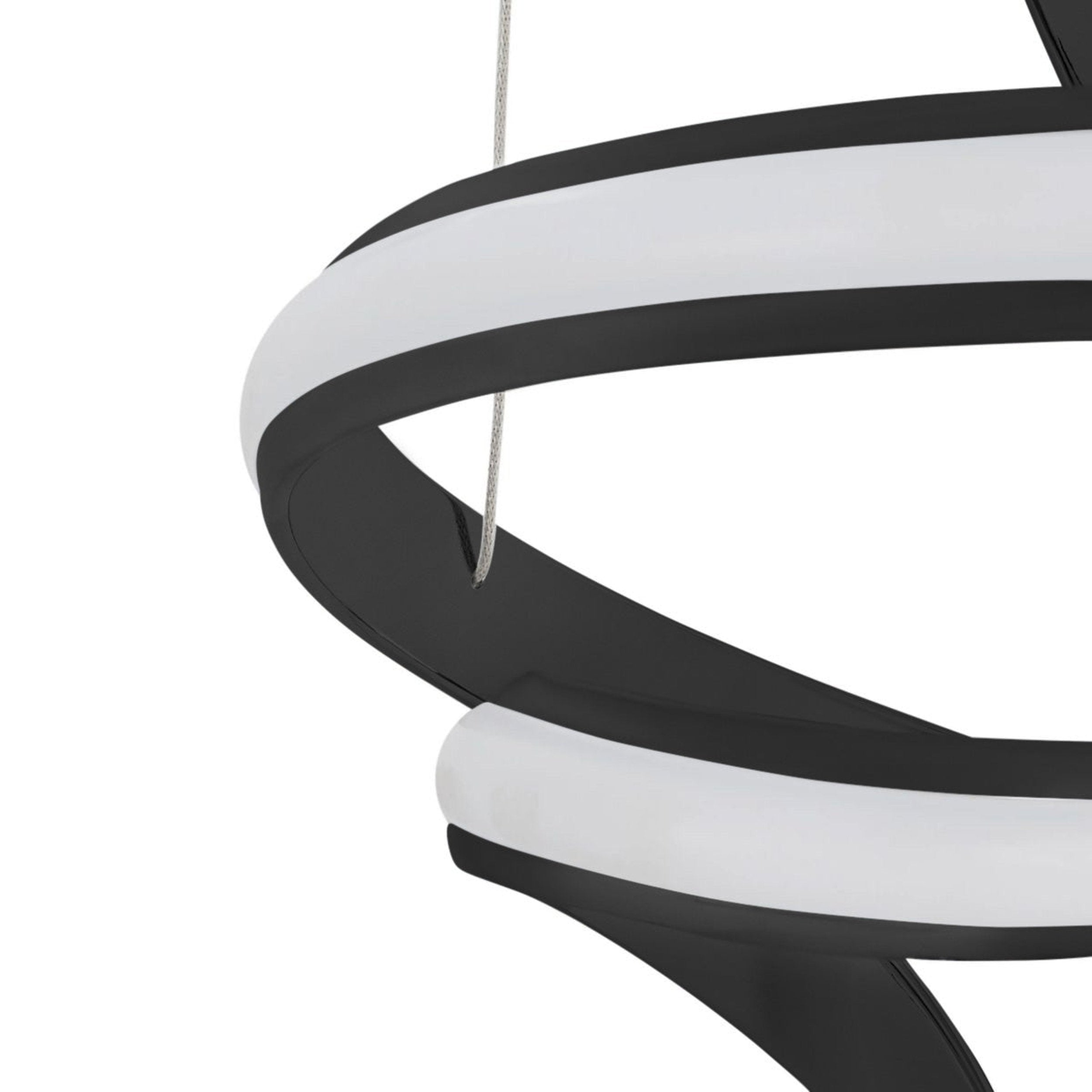 Hamburg LED Chandelier Black