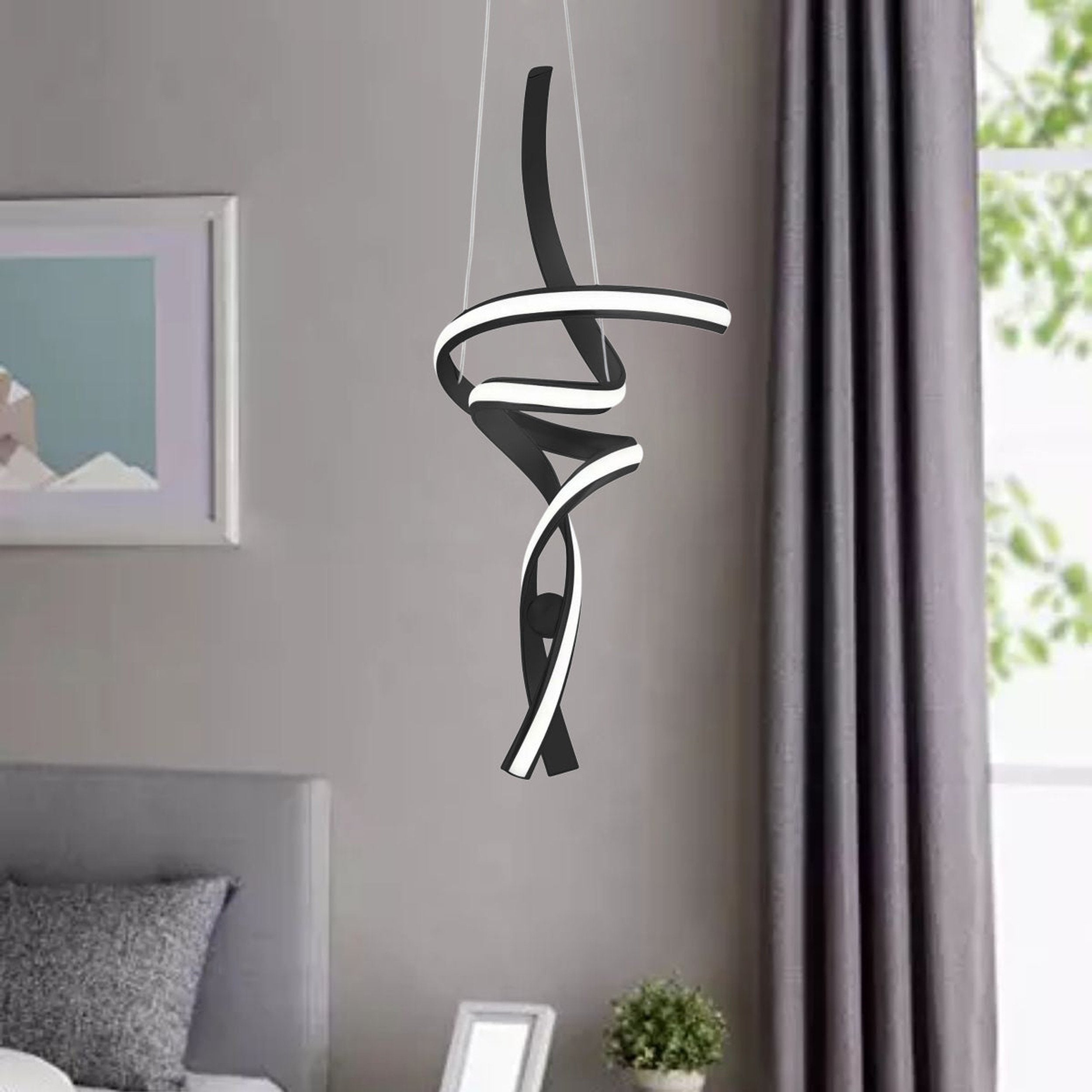 Hamburg LED Chandelier Black