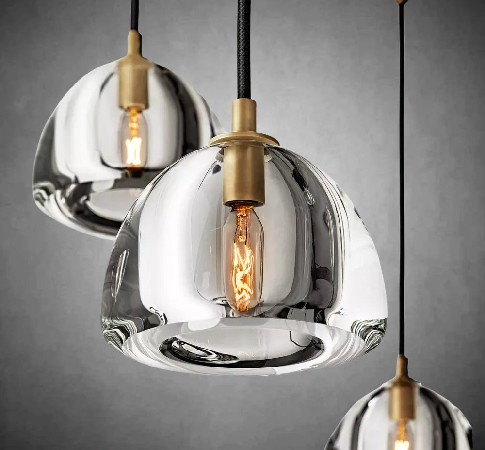 Hemis Modern Glass Round Chandelier 36''48''60‘’