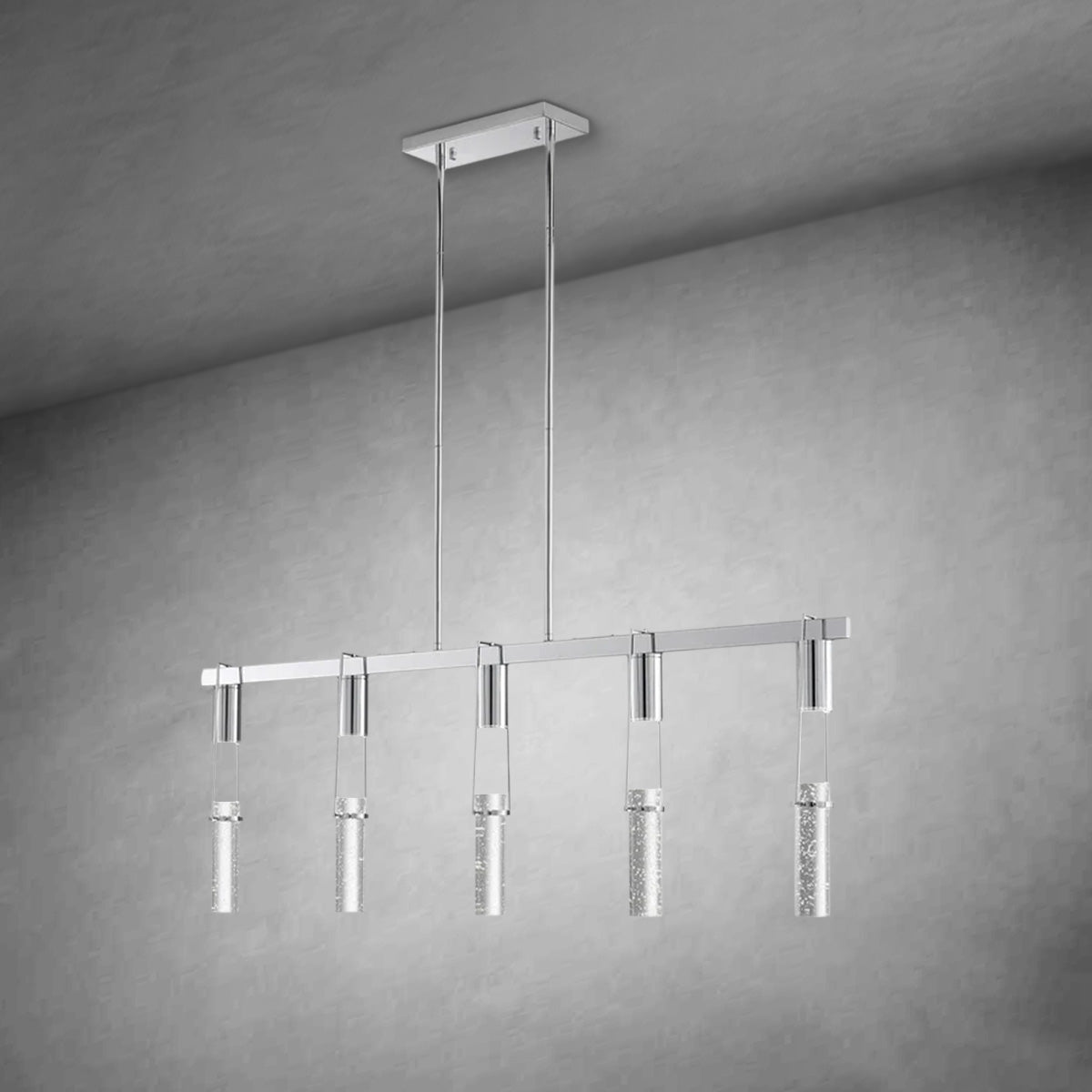 Harmony 5 Light Chandelier Chrome