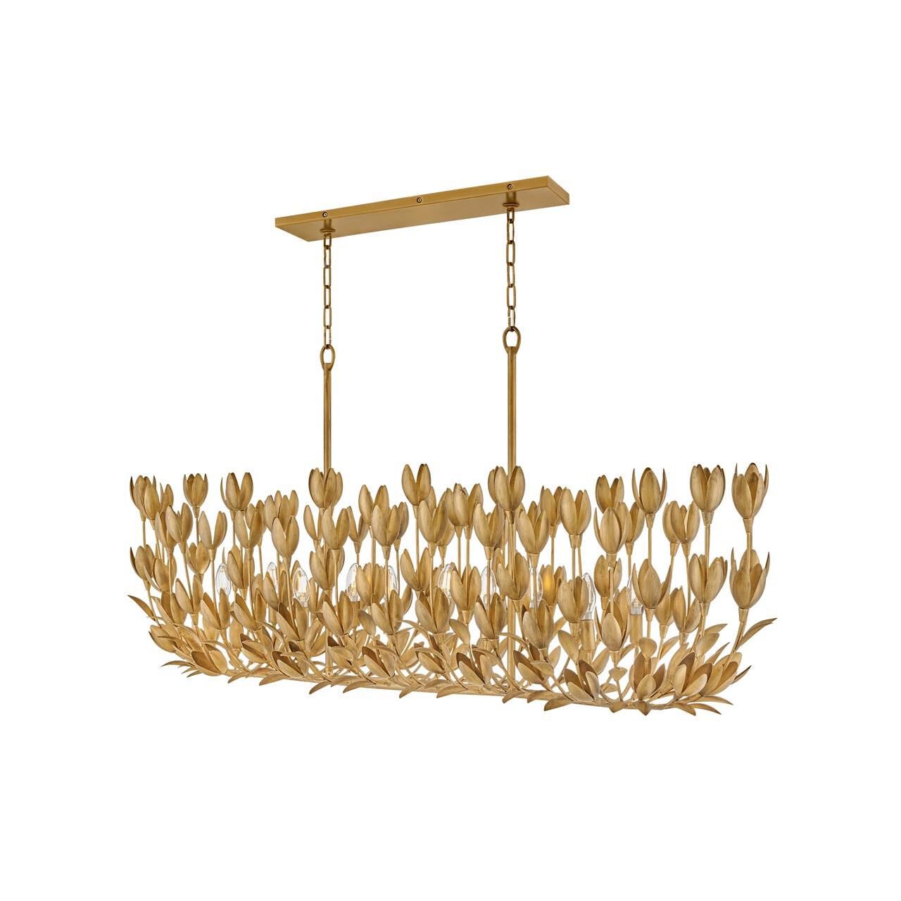 Hinkley Lighting Flora 60 Inch 10 Light LED Linear Suspension Light