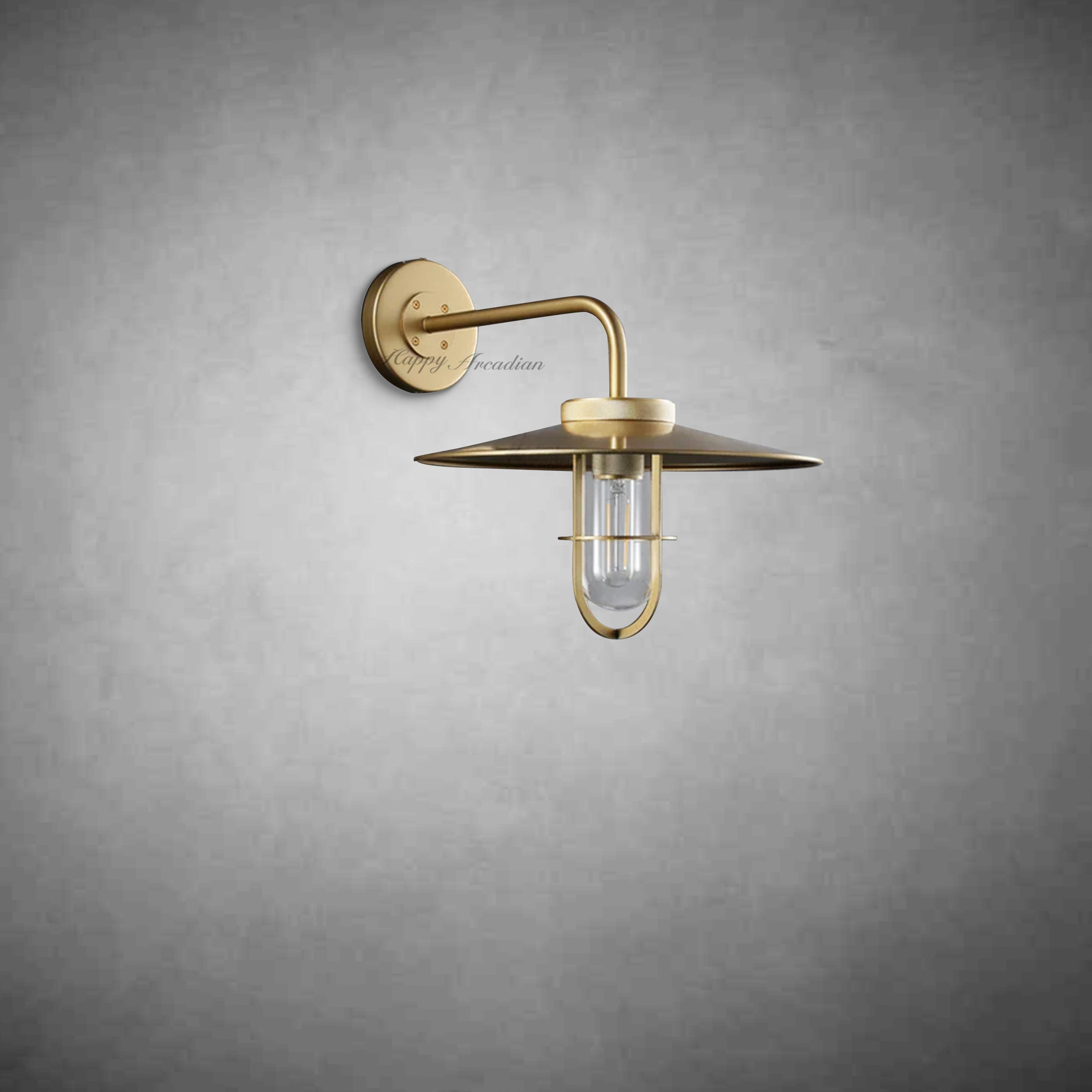 Randy Outdoor Industrial Metal Wall Sconce Fixture