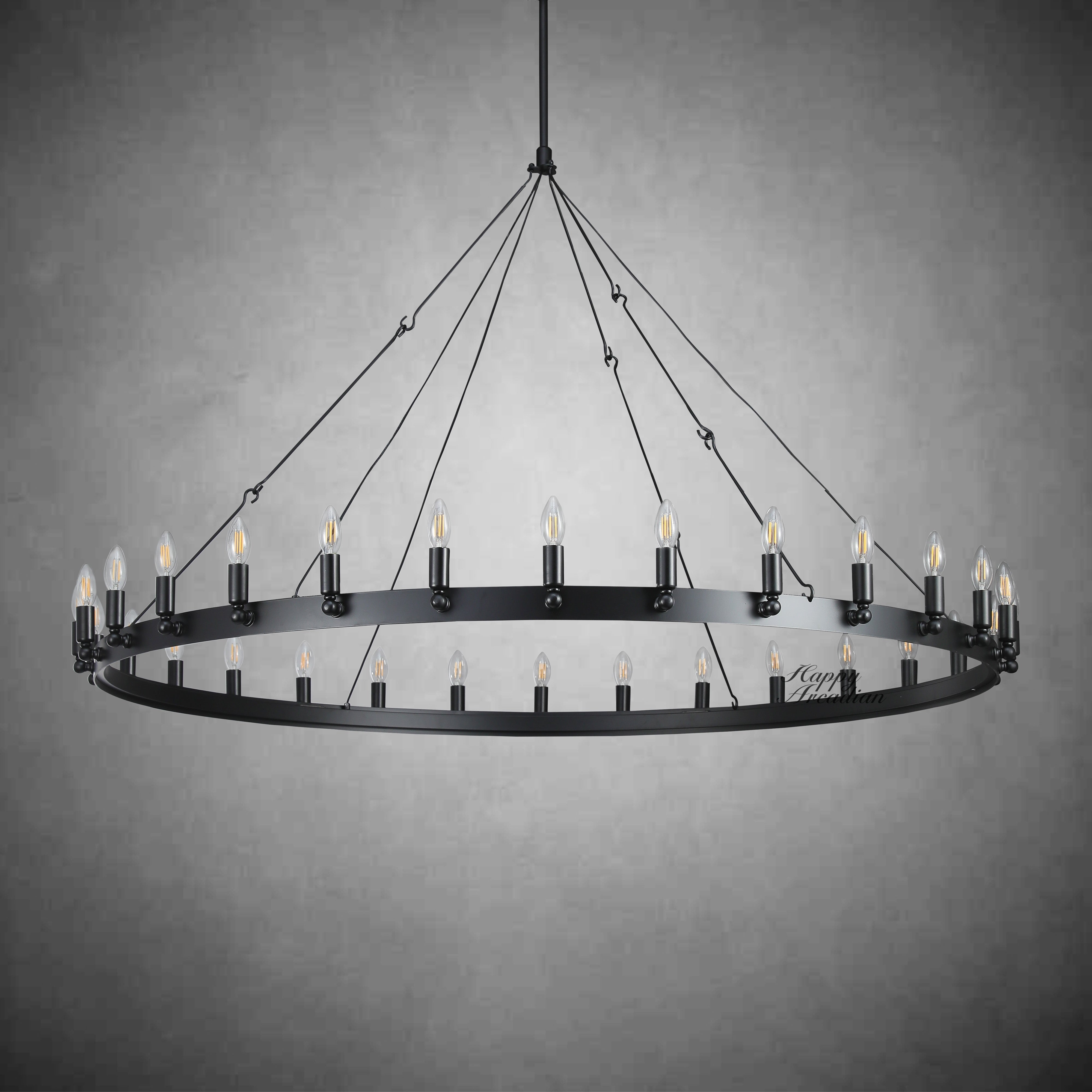 HA Radiant Vintage Lamps, Outdoor Chandelier Lighting