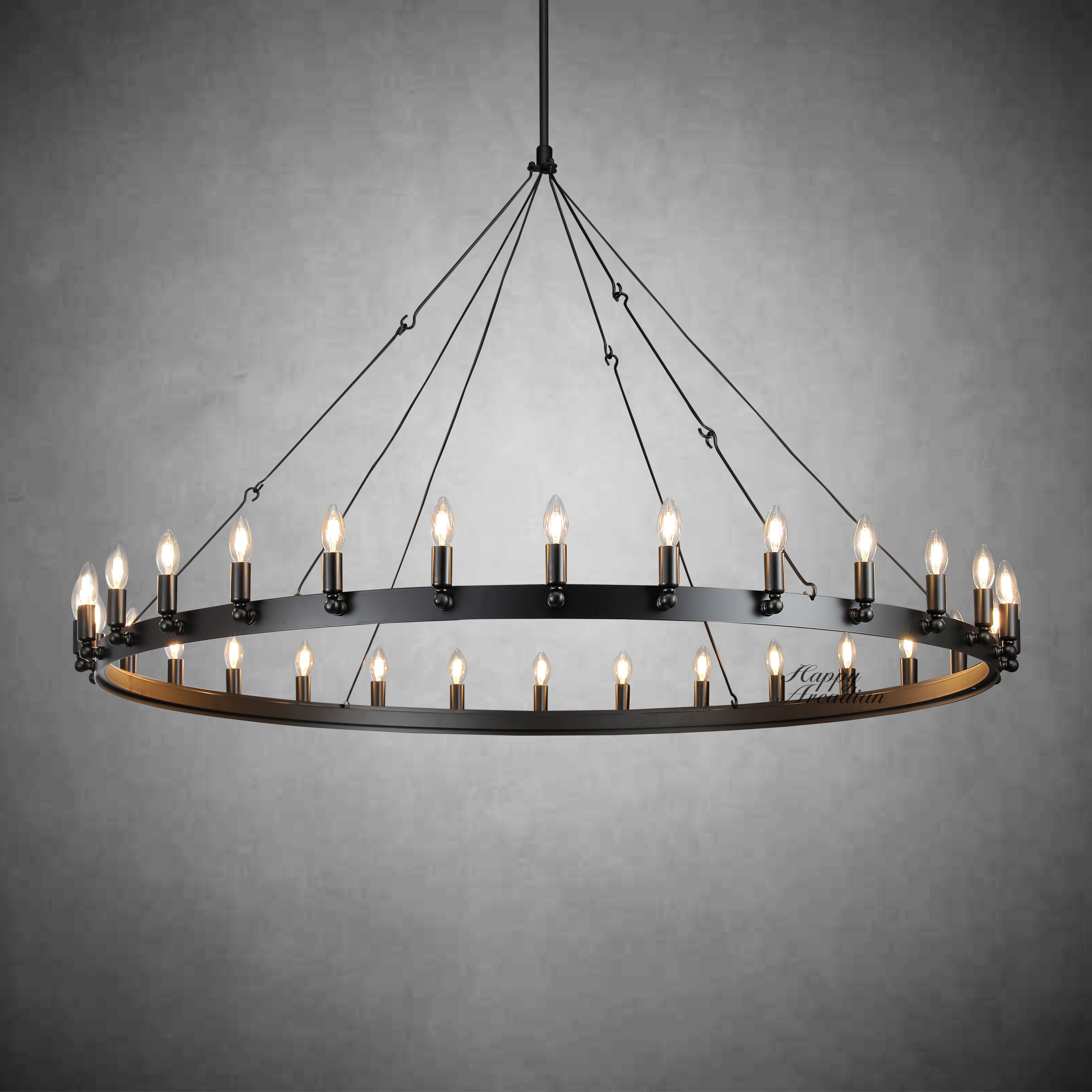 Radiant Series Vintage Filament Chandelier